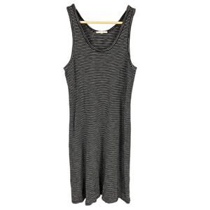 Madewell Striped Scoopneck Knit Dress Size Medium